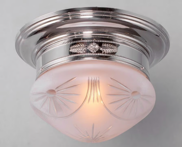 PAPA 25/4 - Handmade brass ceiling lamp by Patinas Lighting - view 3